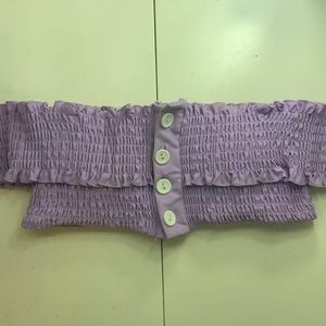 Lavender swimsuit top